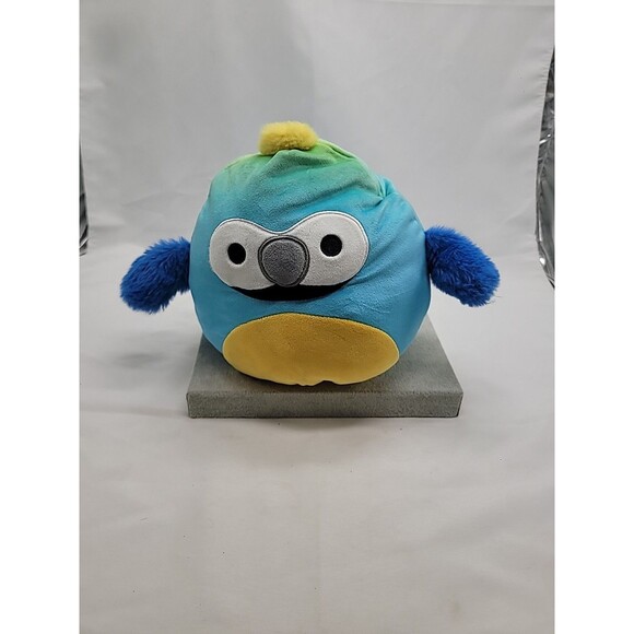 SQUISHMALLOWS Flip A Mallows Baptise The Macaw and Danny The Dinosaur Plush 8" - Picture 1 of 16